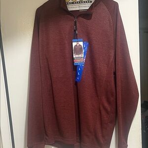 Bolle Men's Burgundy Zip-Up Large